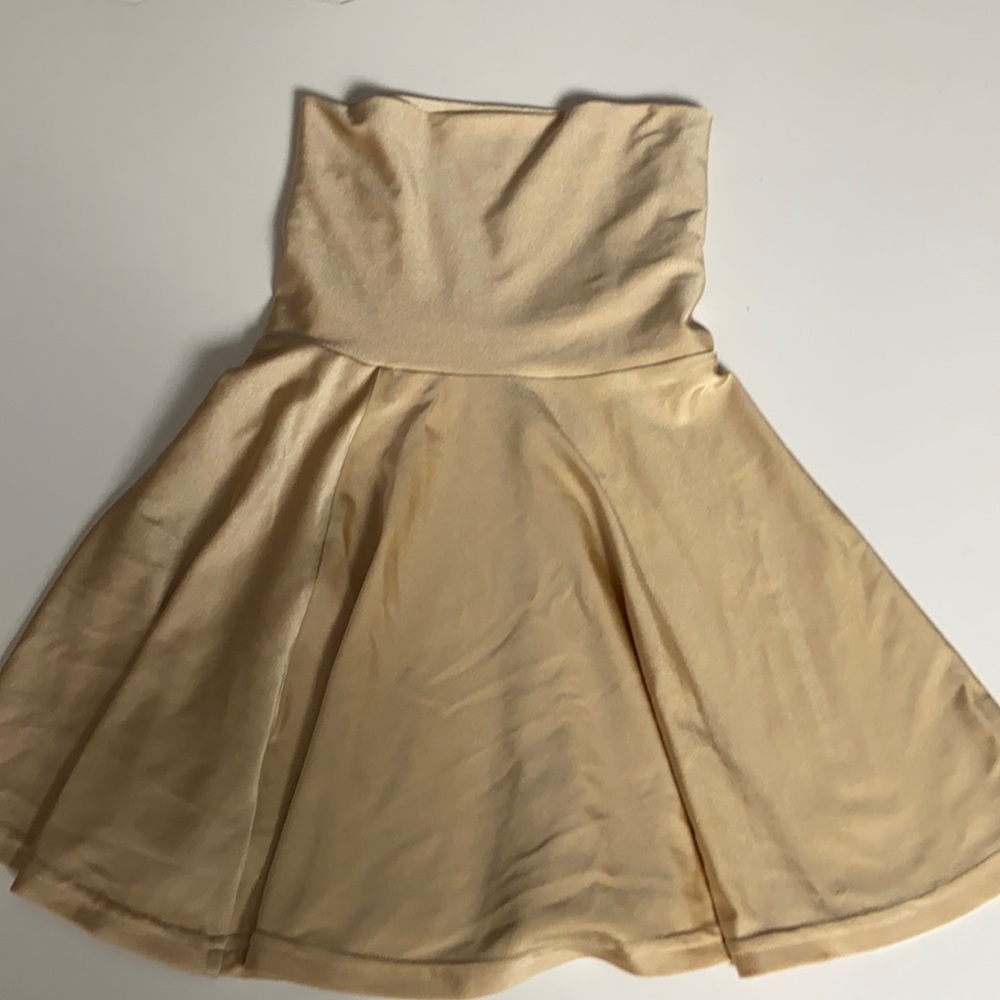 American Apparel Gold Skirt Small